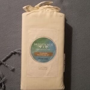 BEDVOYAGE standard pillowcase set 100% Bamboo